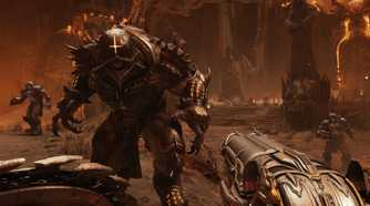 Screenshot from the video game Doom The Dark Ages
