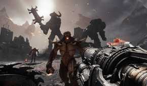 Screenshot from the video game Doom The Dark Ages