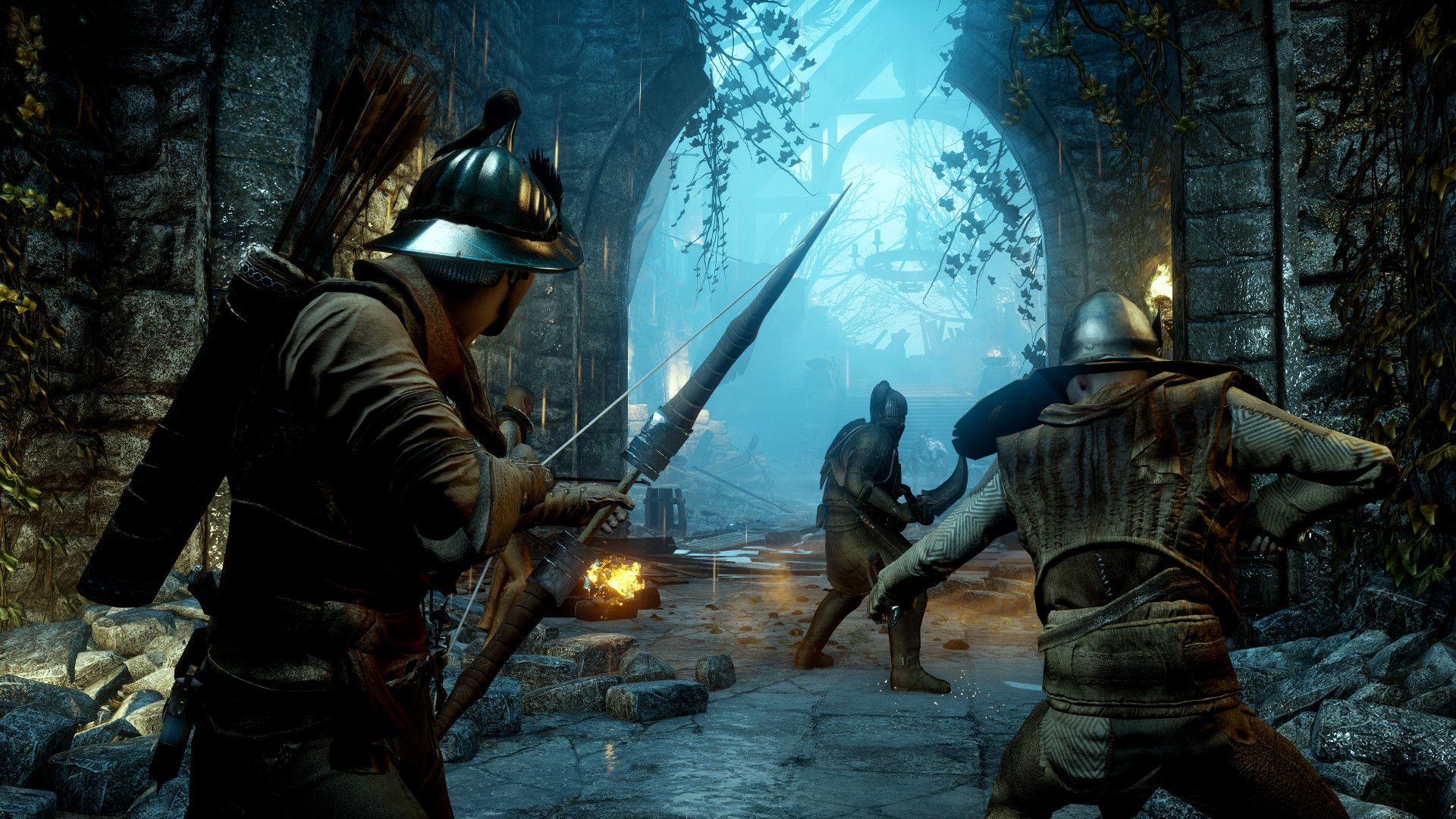 characters fighting in dragon age inquisition