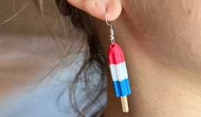 Firecracker Popsicle Earrings