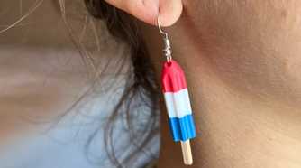 Firecracker Popsicle Earrings