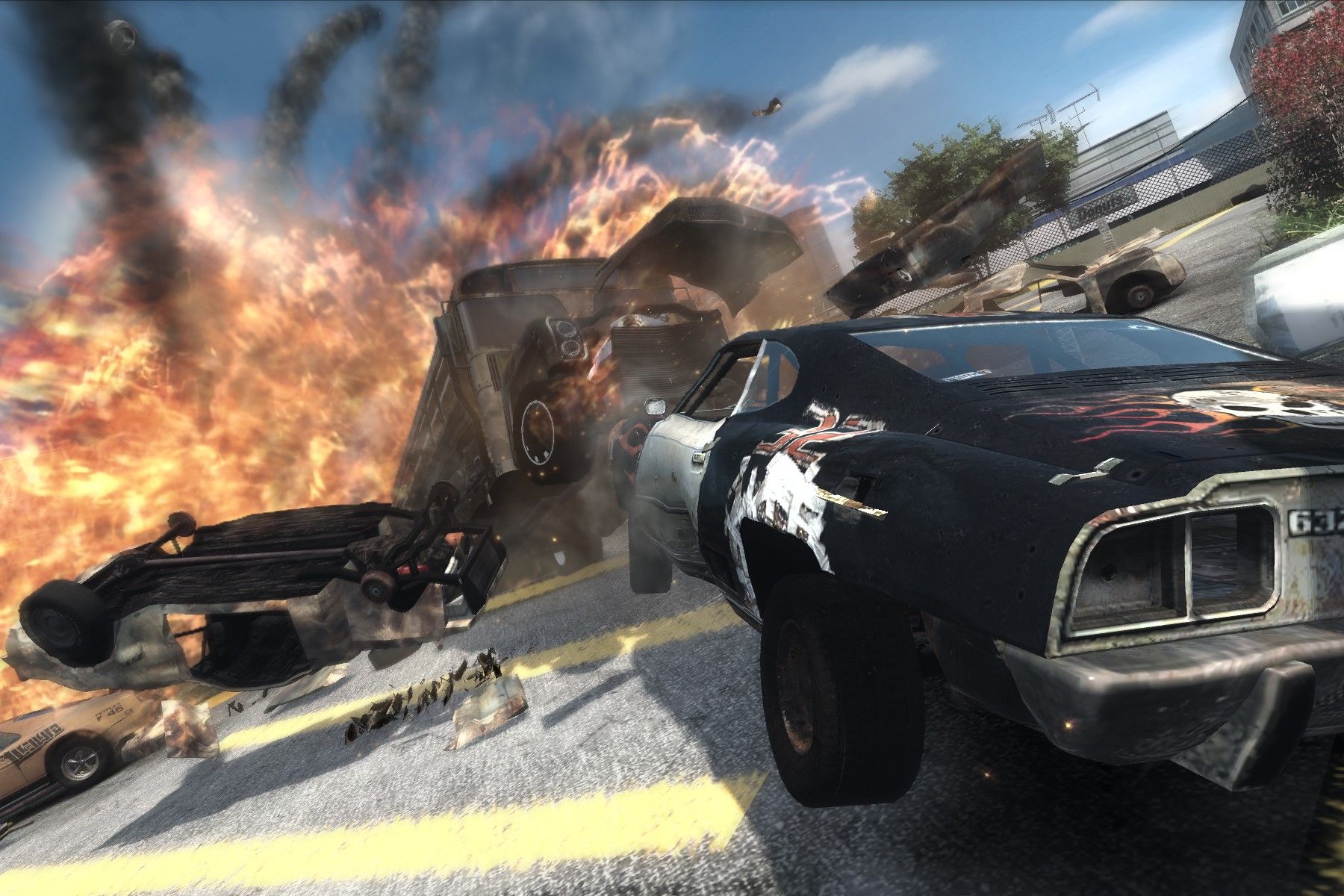 Screenshot from the game FlatOut: Ultimate Carnage