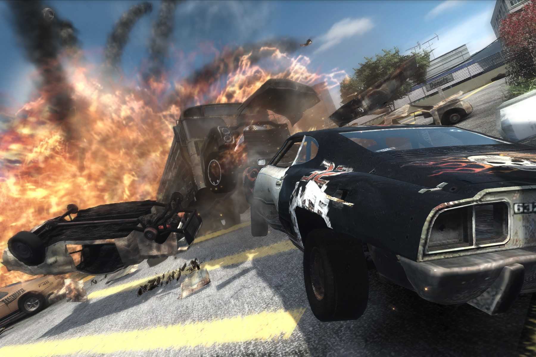 Screenshot from the game FlatOut: Ultimate Carnage