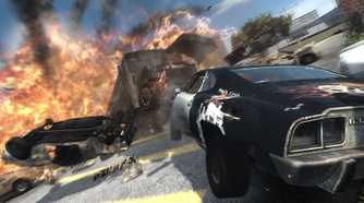 Screenshot from the game FlatOut: Ultimate Carnage