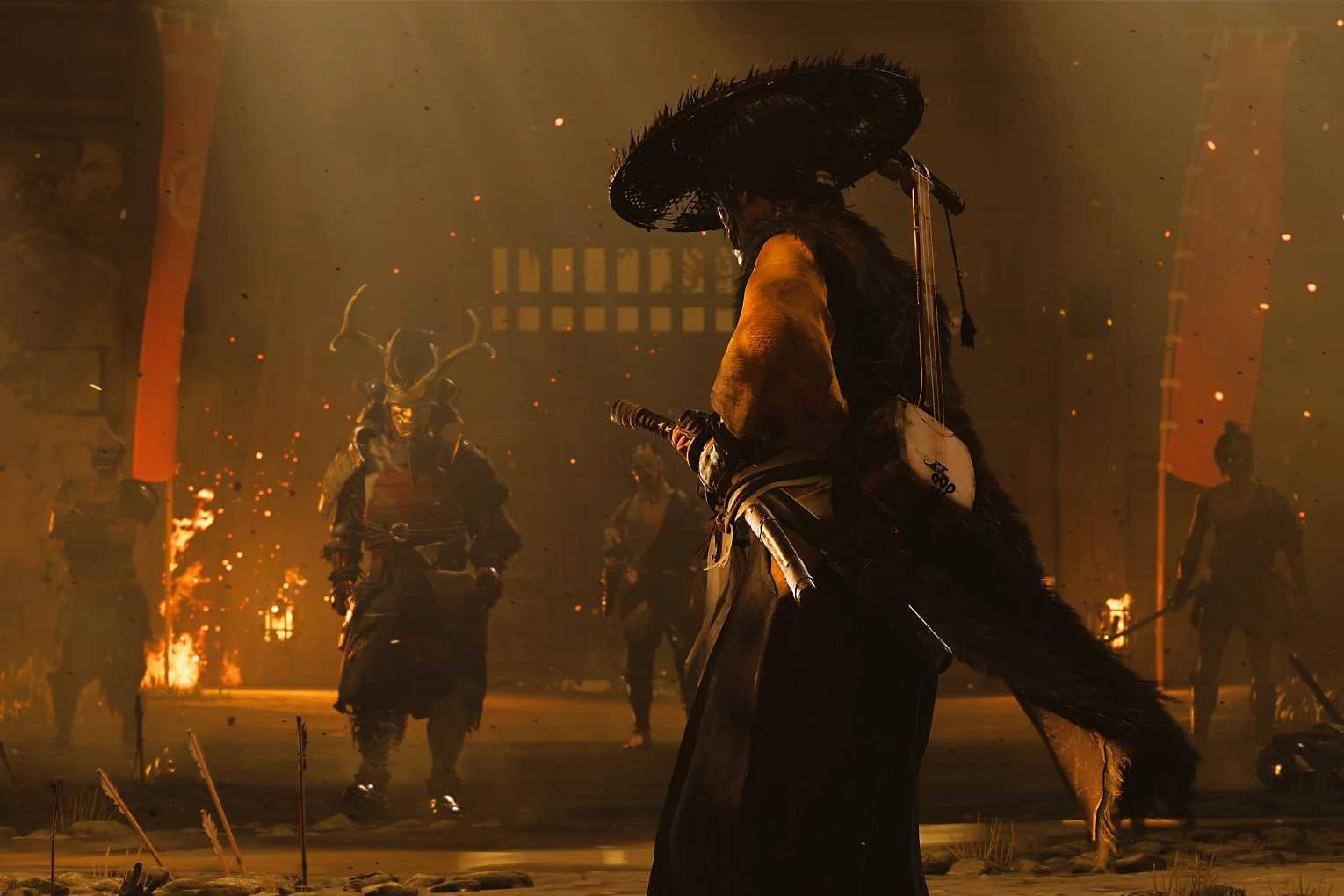 Screenshot from the video game Ghost of Yotei