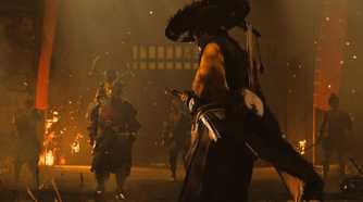 Screenshot from the video game Ghost of Yotei