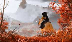 Screenshot from the video game Ghost of Yotei