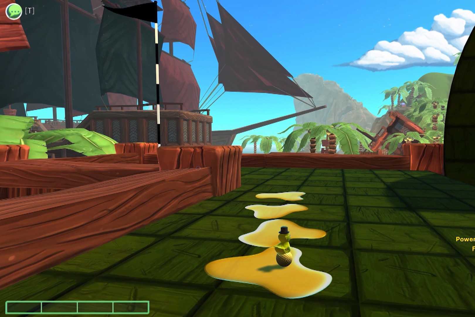 Screenshot from the game Golf With Your Freinds