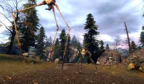 Screenshot from the video game Half-Life 2: Episode Two