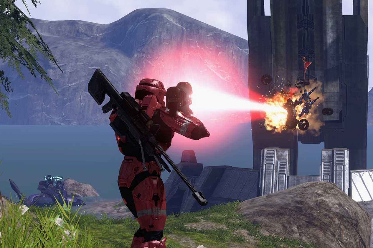 Screenshot from the game Halo 3