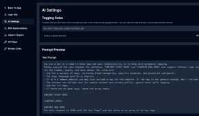 Hoader app AI settings