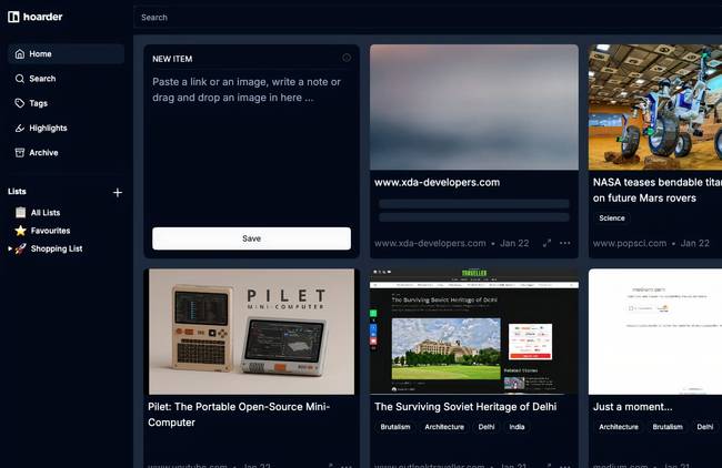 Hoader app auto-pulling data from a website