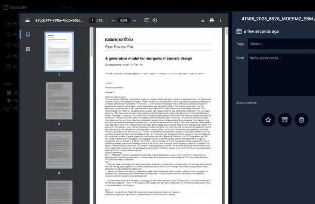 Hoader app PDF preview