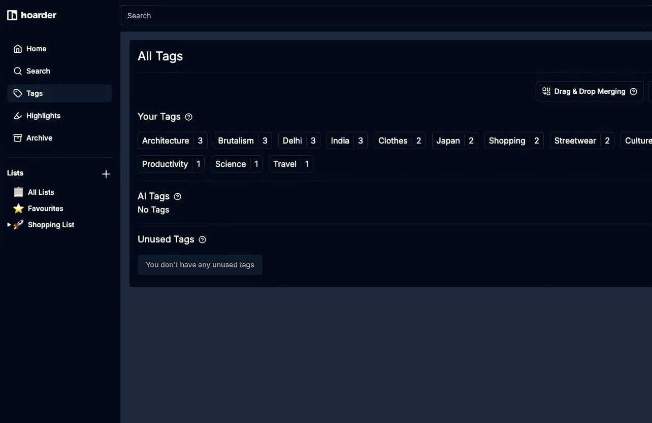 Hoader app tags