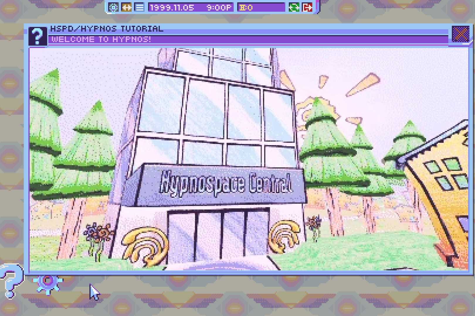 Screenshot from the game Hypnospace Outlaw