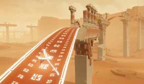 Screenshot from the game Journey
