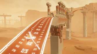 Screenshot from the game Journey