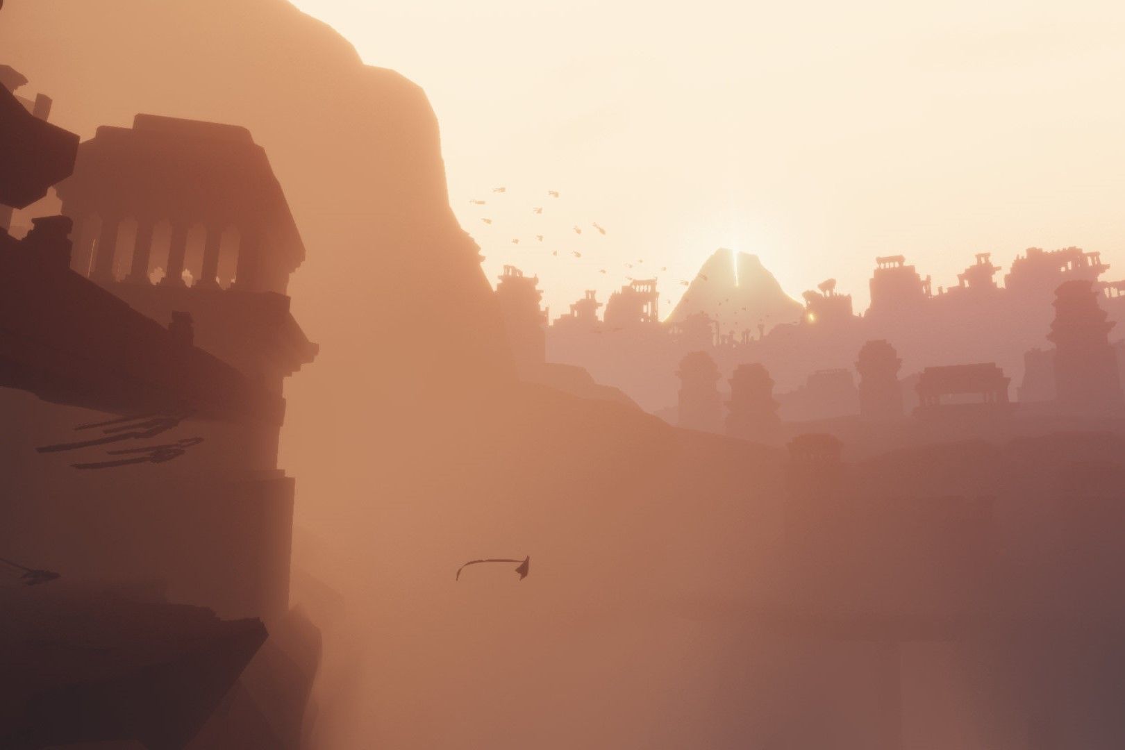 Screenshot from the game Journey