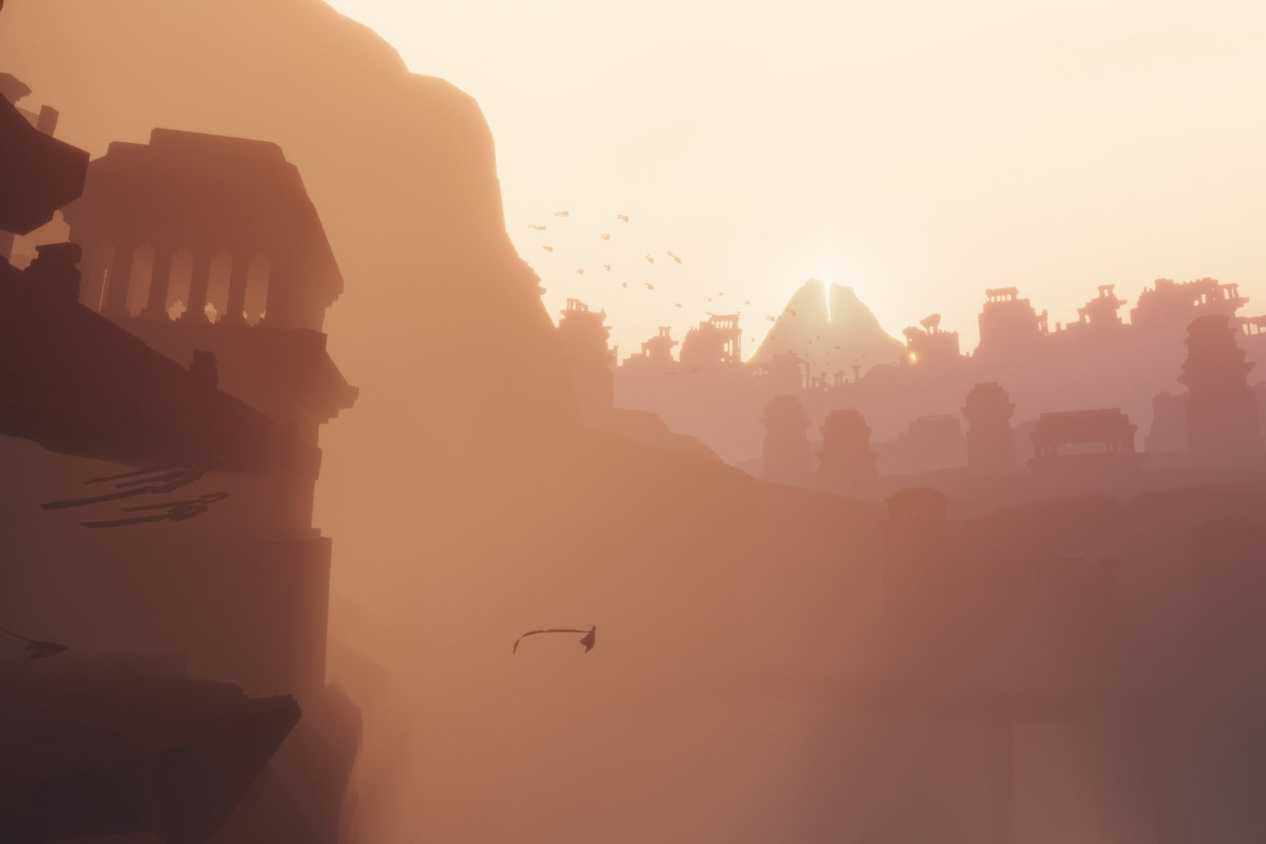 Screenshot from the game Journey