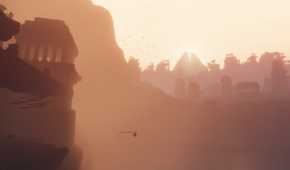 Screenshot from the game Journey