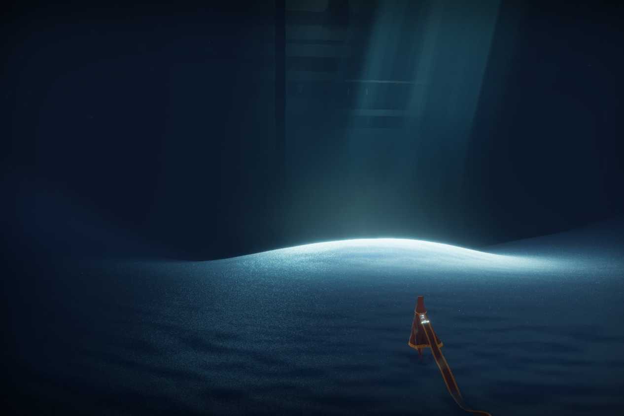 Screenshot from the game Journey