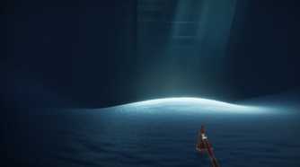Screenshot from the game Journey