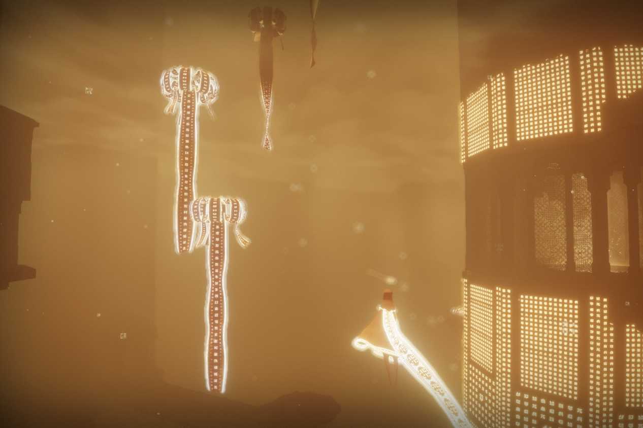 Screenshot from the game Journey