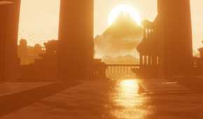 Screenshot from the game Journey