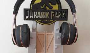 Jurassic Park headset stand