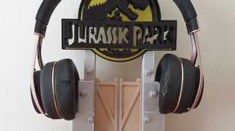 Jurassic Park headset stand