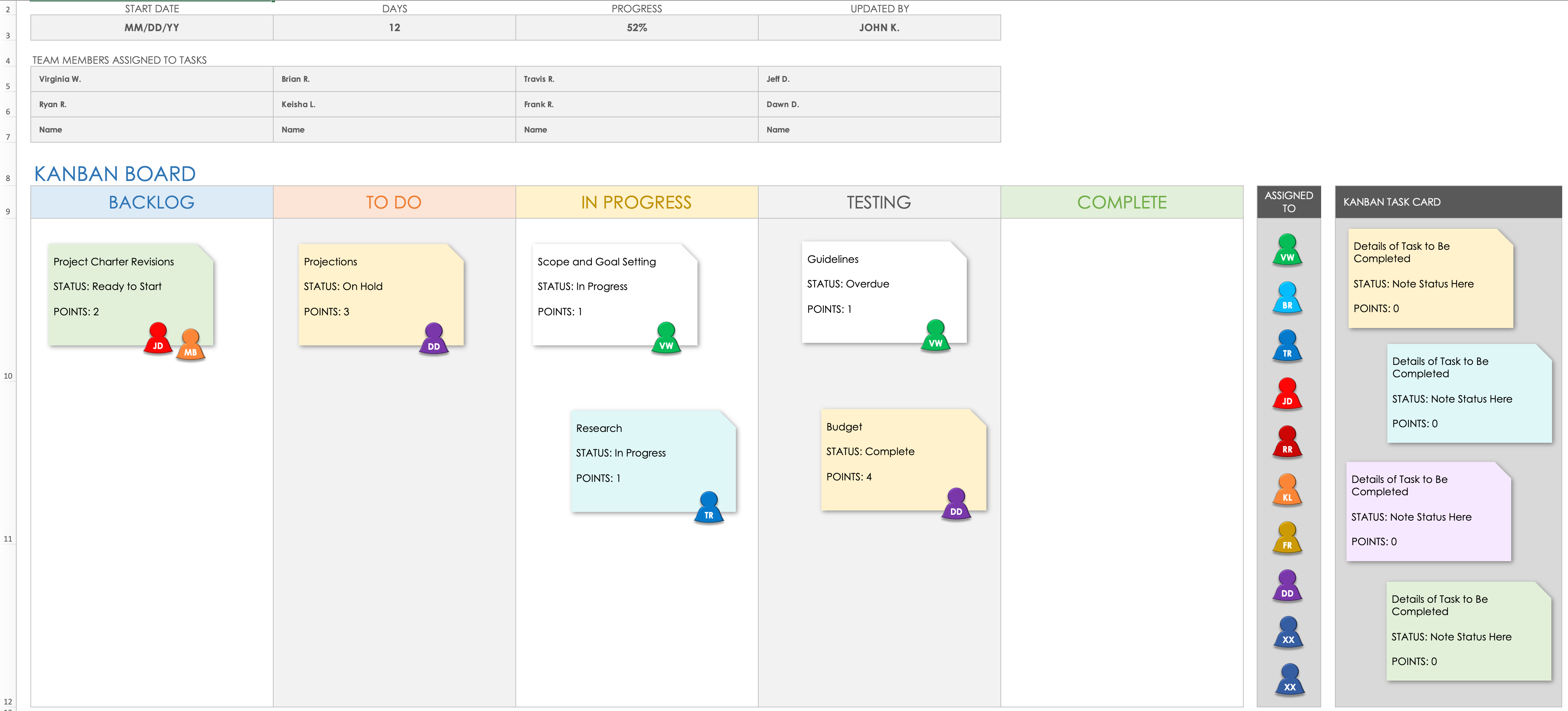Kanban Board Example