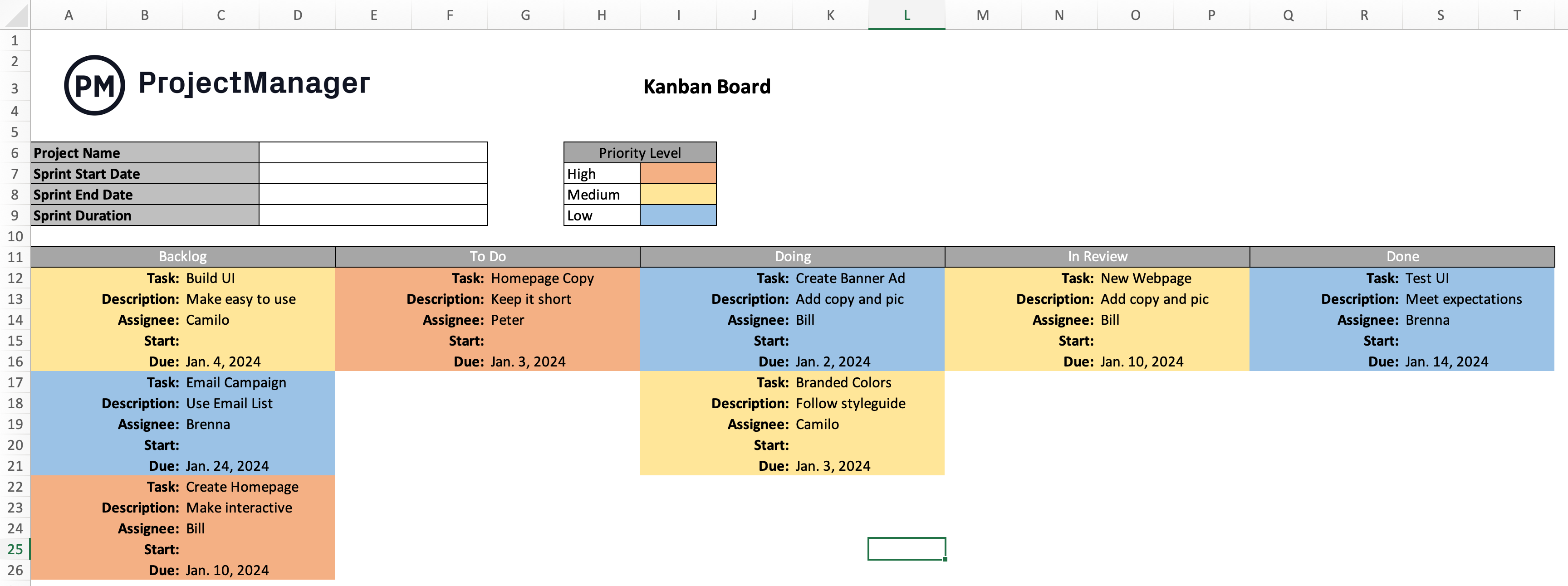 Kanban Board Tracking