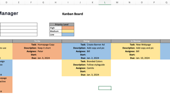 Kanban Board Tracking