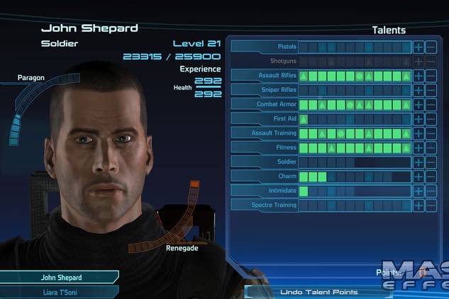Screenshot from the video game Mass Effect