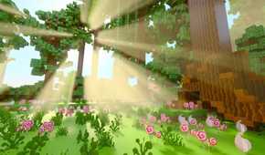 screenshot of minecraft rtx