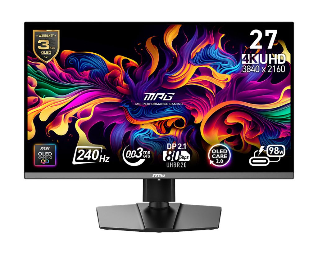 MSI just announced one of the world's first 240Hz 27-inch 4K