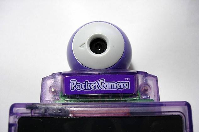 Nintendo Pocket Camera on purple Game Boy