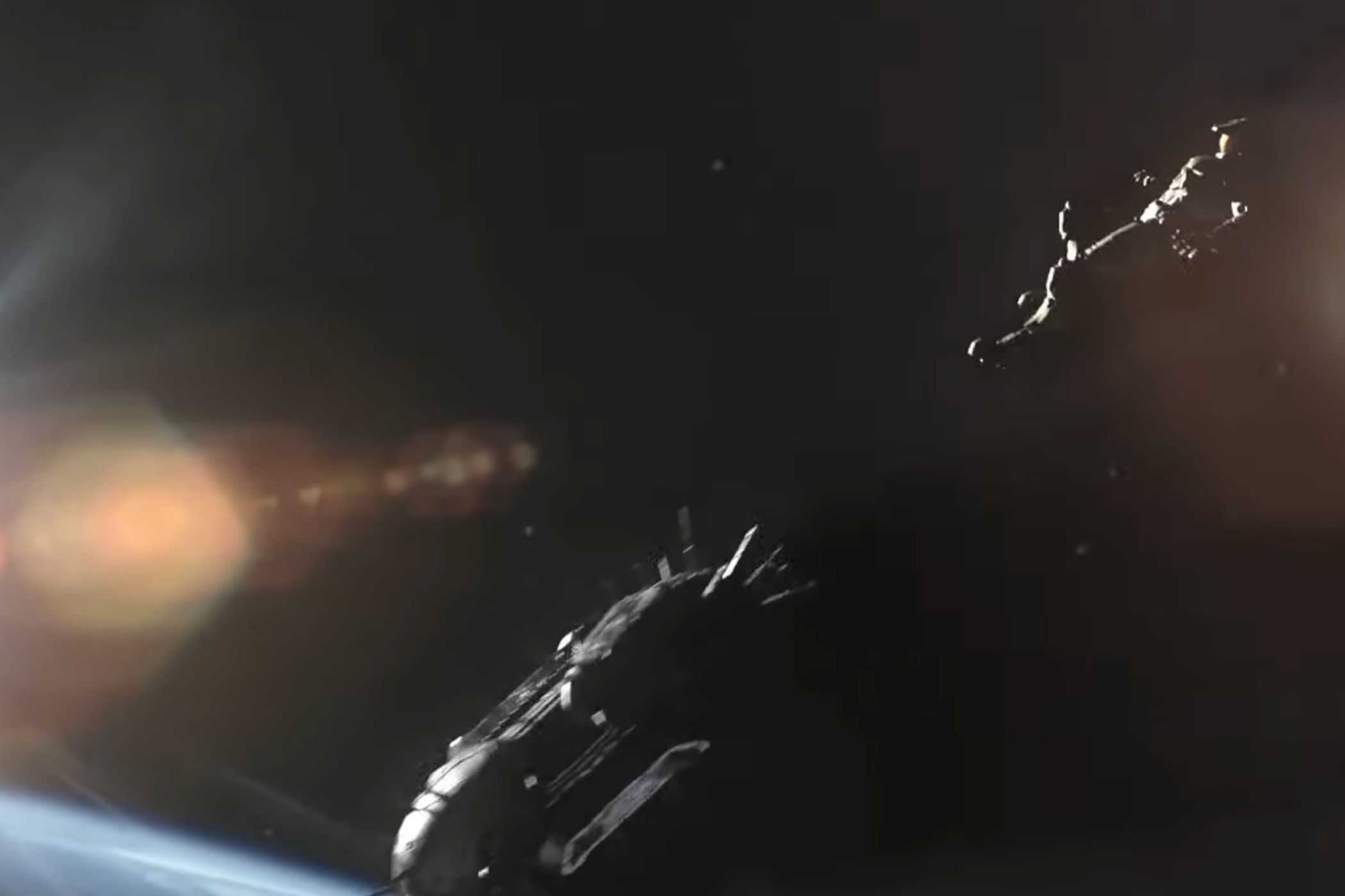 Halo: Master Chief Collection Master Chief kicking drop pod in space