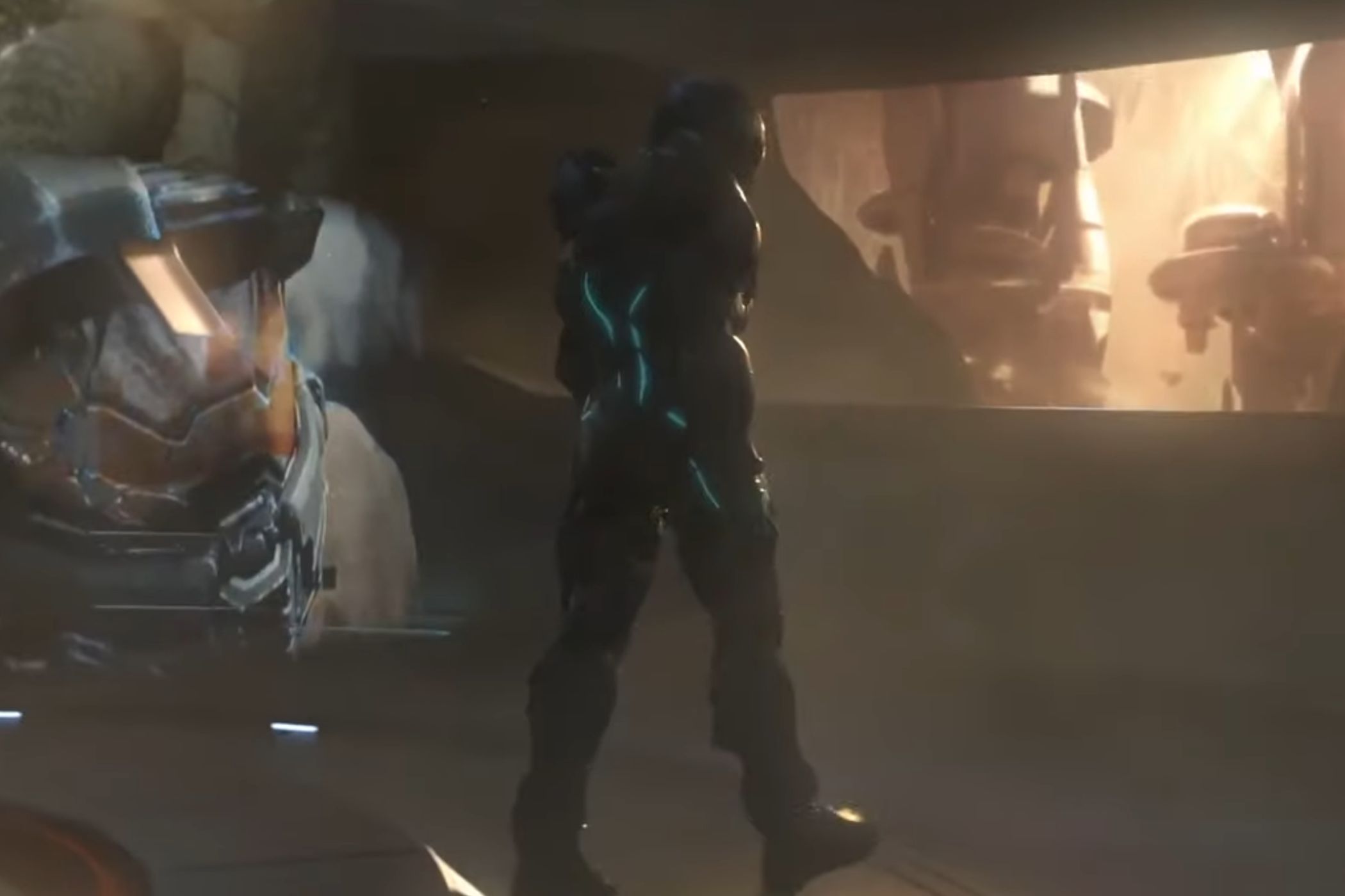 Halo: Master Chief Collection Spartan Lock walking on ship