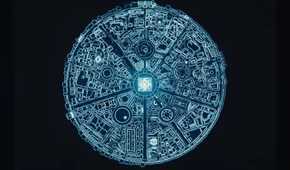 Top-down view of Lumious City diagram from Pokemon Legends Z-A