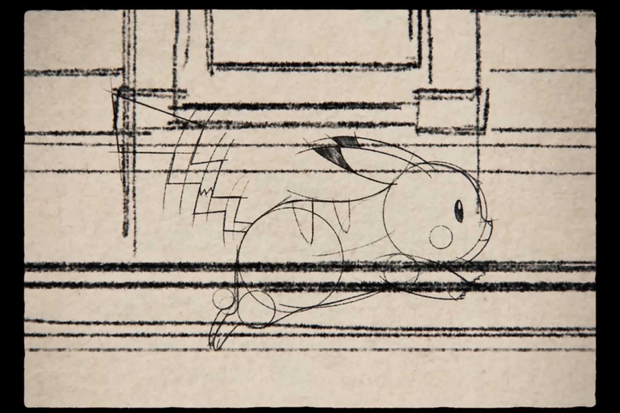 Pokémon Legends Z-A drawing of Pikachu running