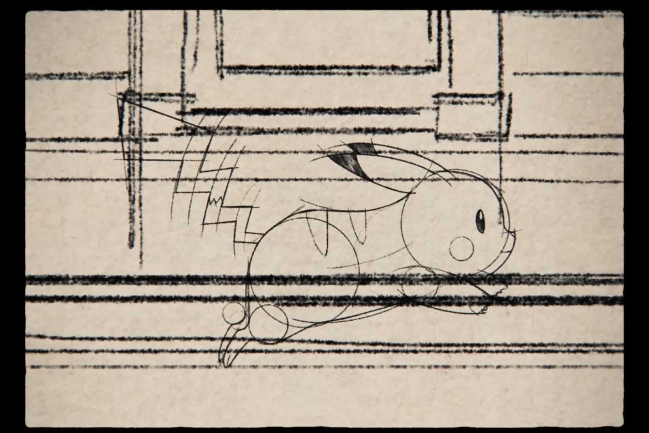Pokémon Legends Z-A drawing of Pikachu running