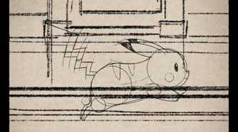 Pokémon Legends Z-A drawing of Pikachu running