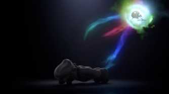Super Smash Bros Ultimate Mario statue receiving soul
