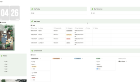 Notion Kanban Task Manager