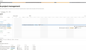 Notion Kanban Timeline View