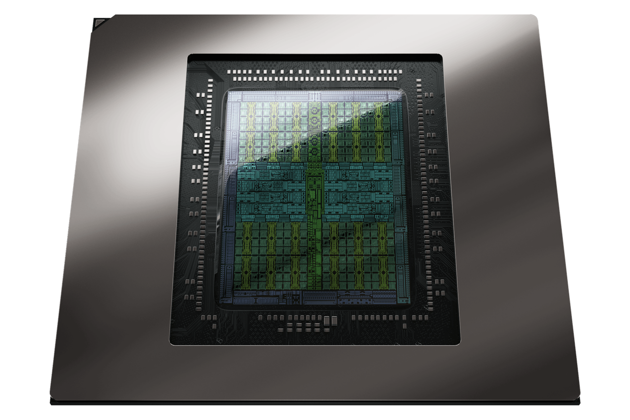 Visual of the Nvidia Blackwell die