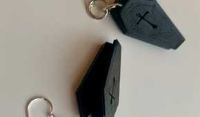 Open Coffin Earrings