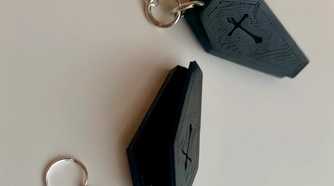 Open Coffin Earrings