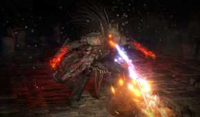 Path of Exile 2 blackjaw boss breathing fire in arena
